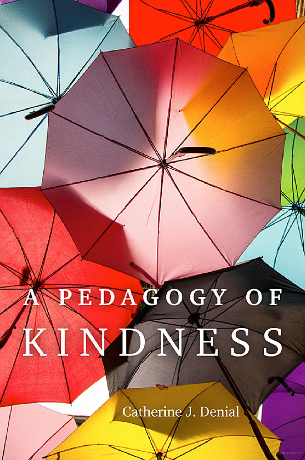 The book cover for "A Pedagogy of Kindness".