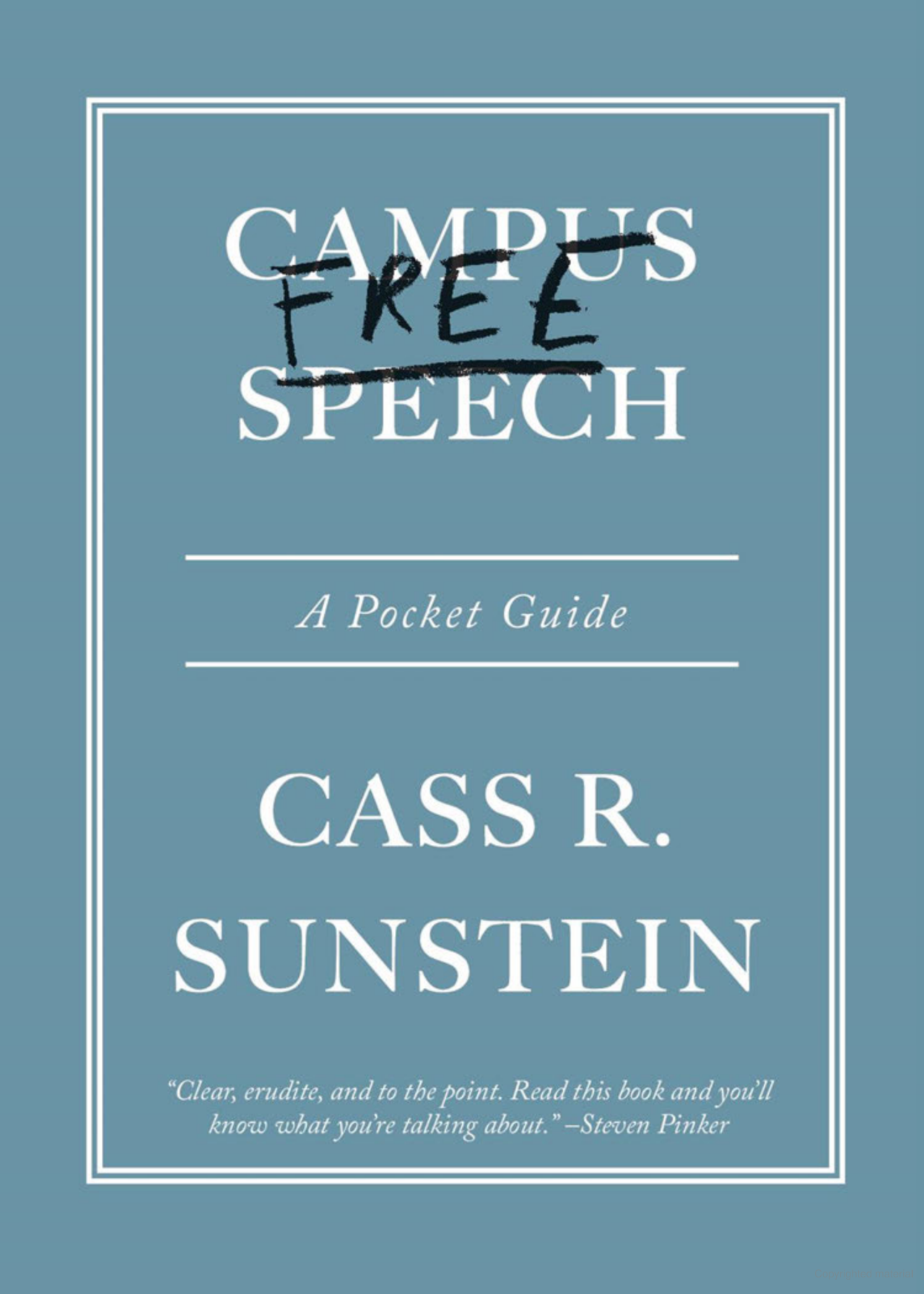 The book cover for "Campus Free Speech: A Pocket Guide".
