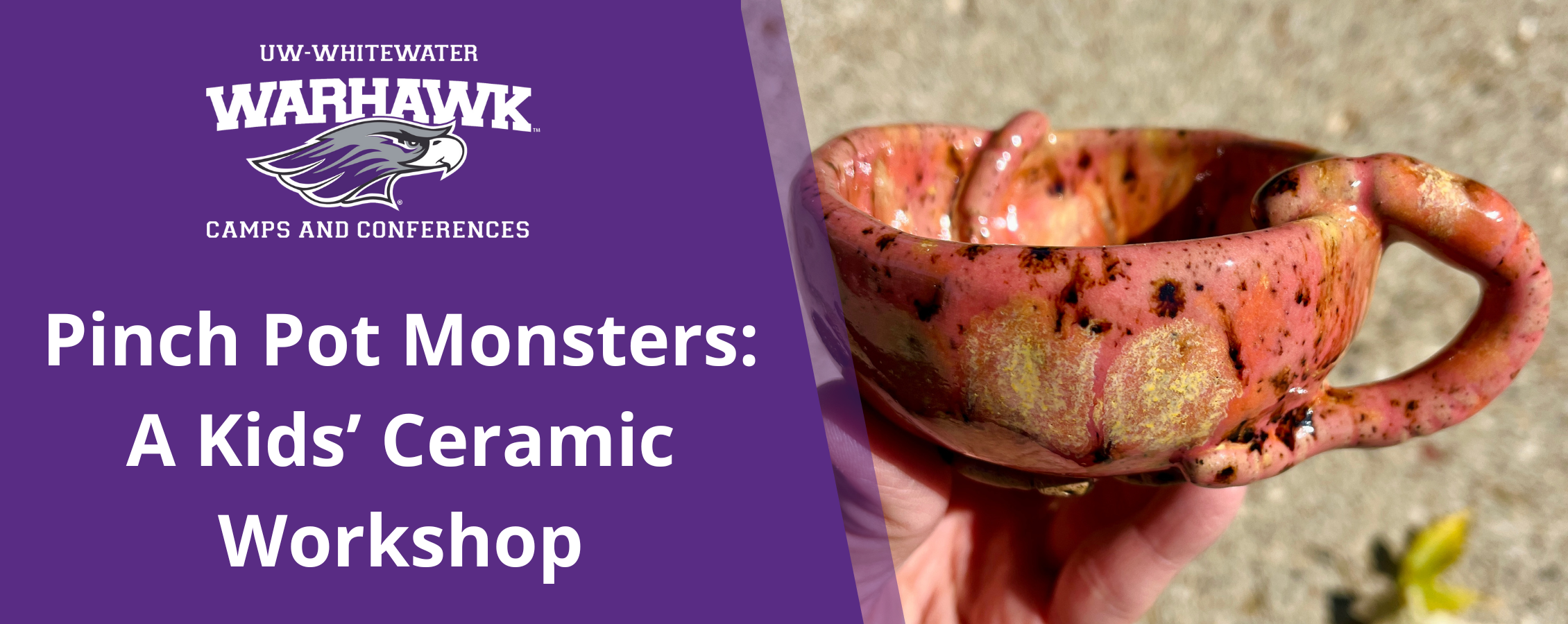 Children doing pottery