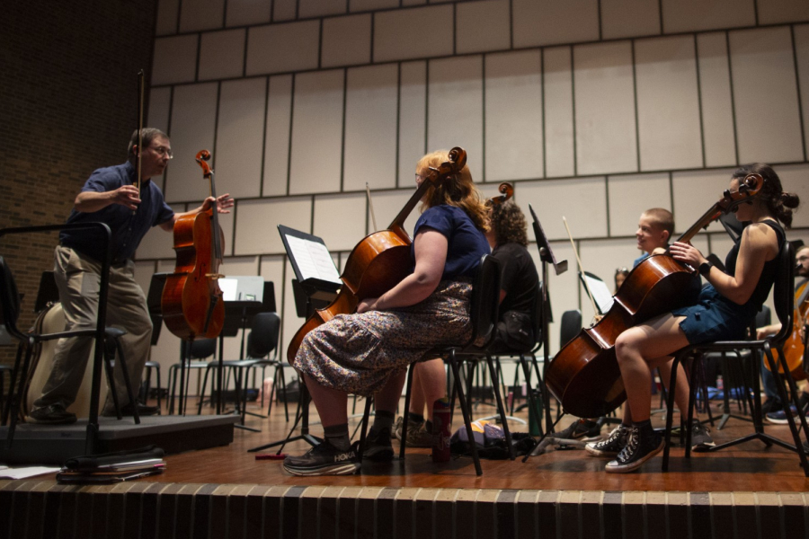 Students at UWW Orchestra Festival