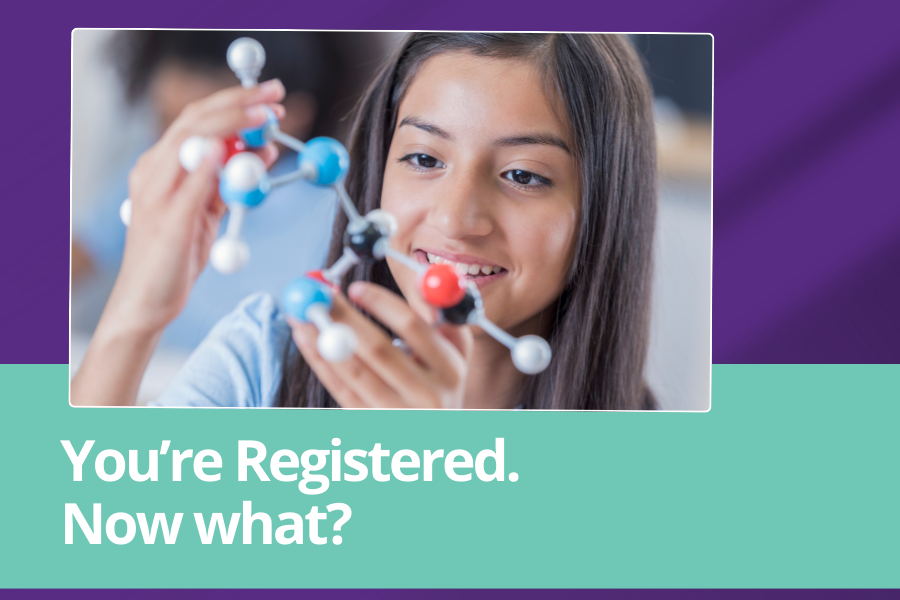 You're registered