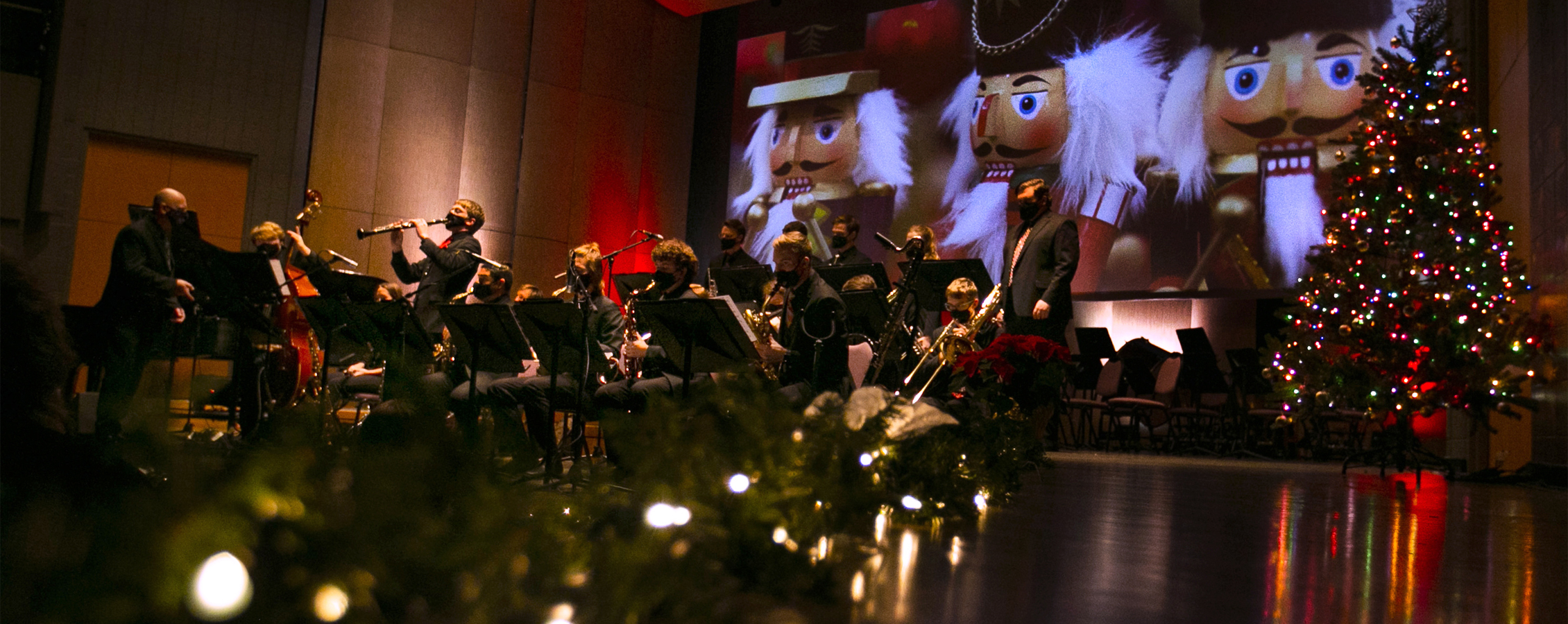 Musicians perform on stage during the Gala.