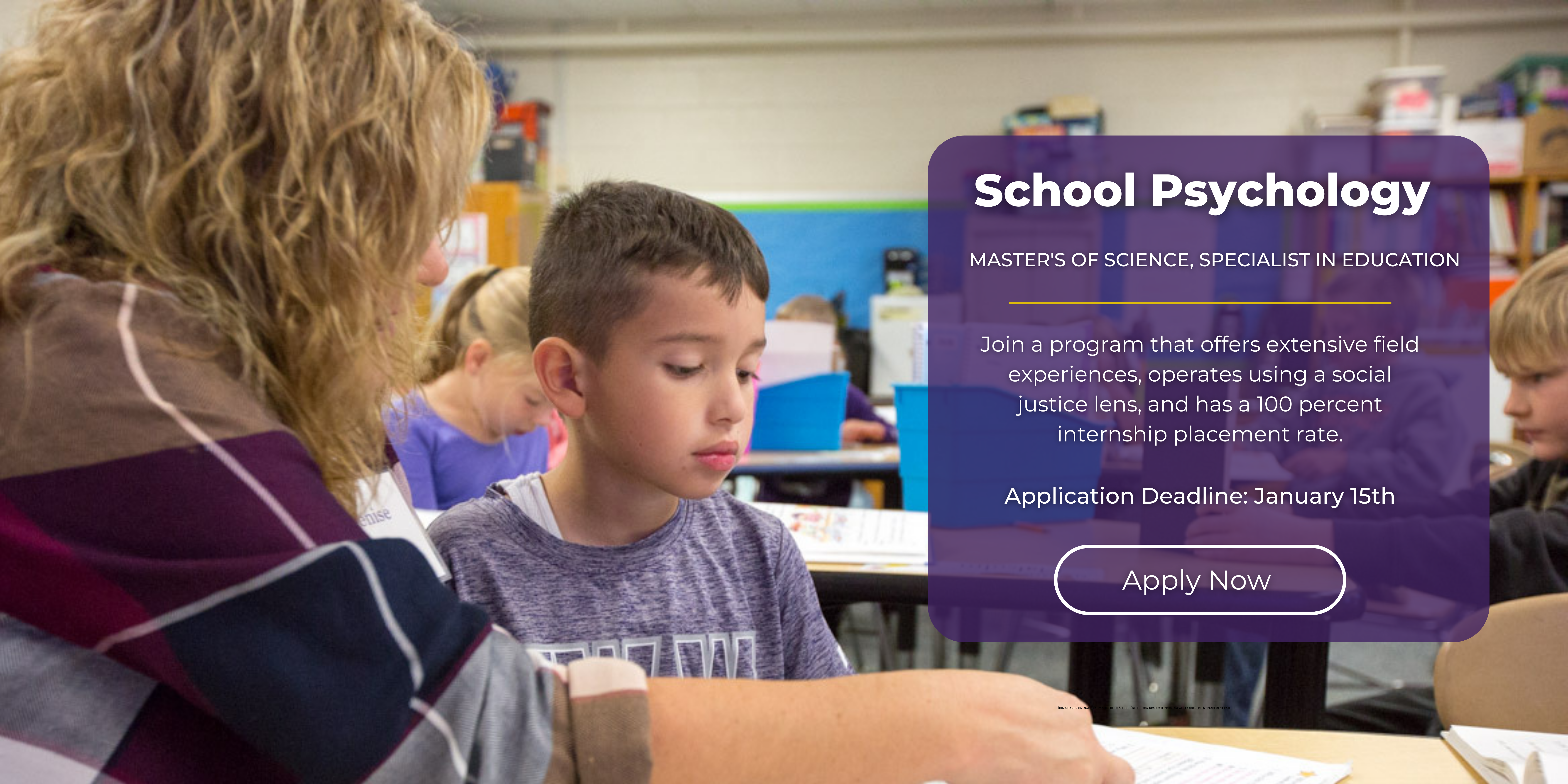 School Psychology Apply Now