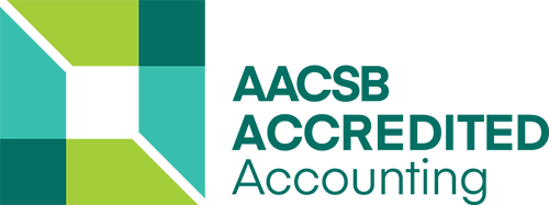 AACSB Accredited Accounting logo.