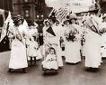 Parade of women during women suffrage