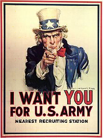 "I want YOU for U.S. Army" poster