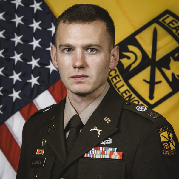 Portrait photo of Captain Daniel Loomer.