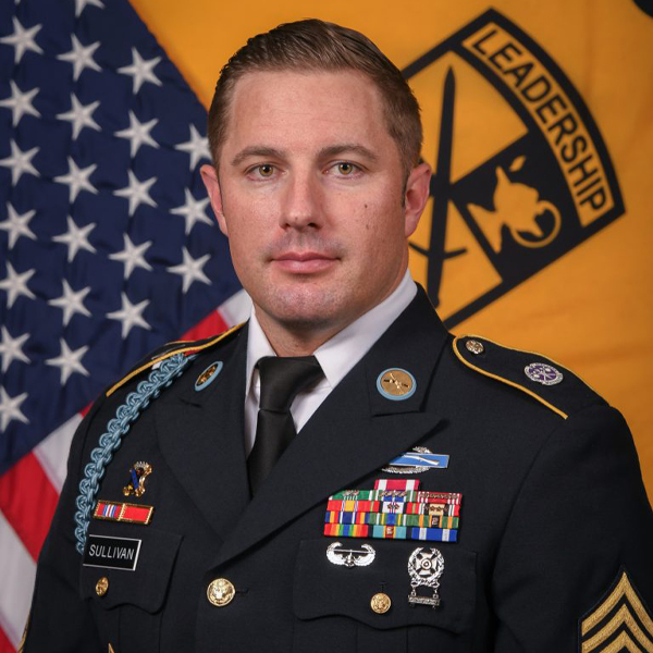 Portrait photo of Sergeant First Class Matthew Sullivan.