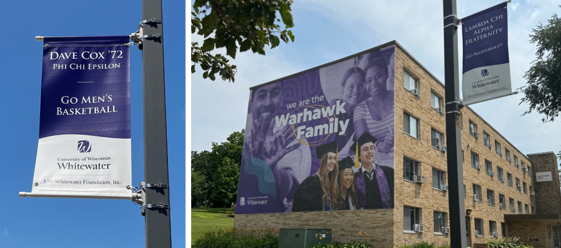 Warhawk Way Banners - create a custom tribute