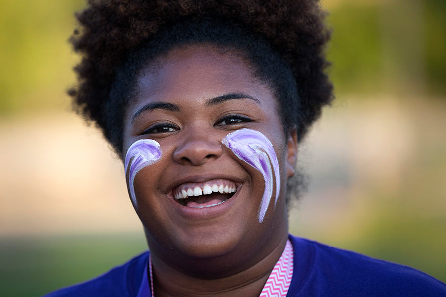 Happy UW-Whitewater student