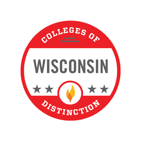 College of Distinction Wisconsin badge.