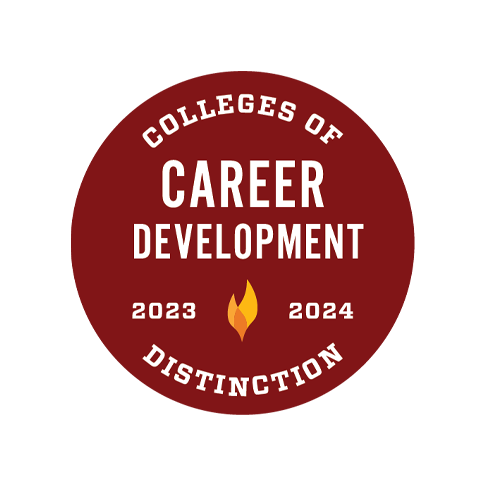 College of Distinction badge career development.