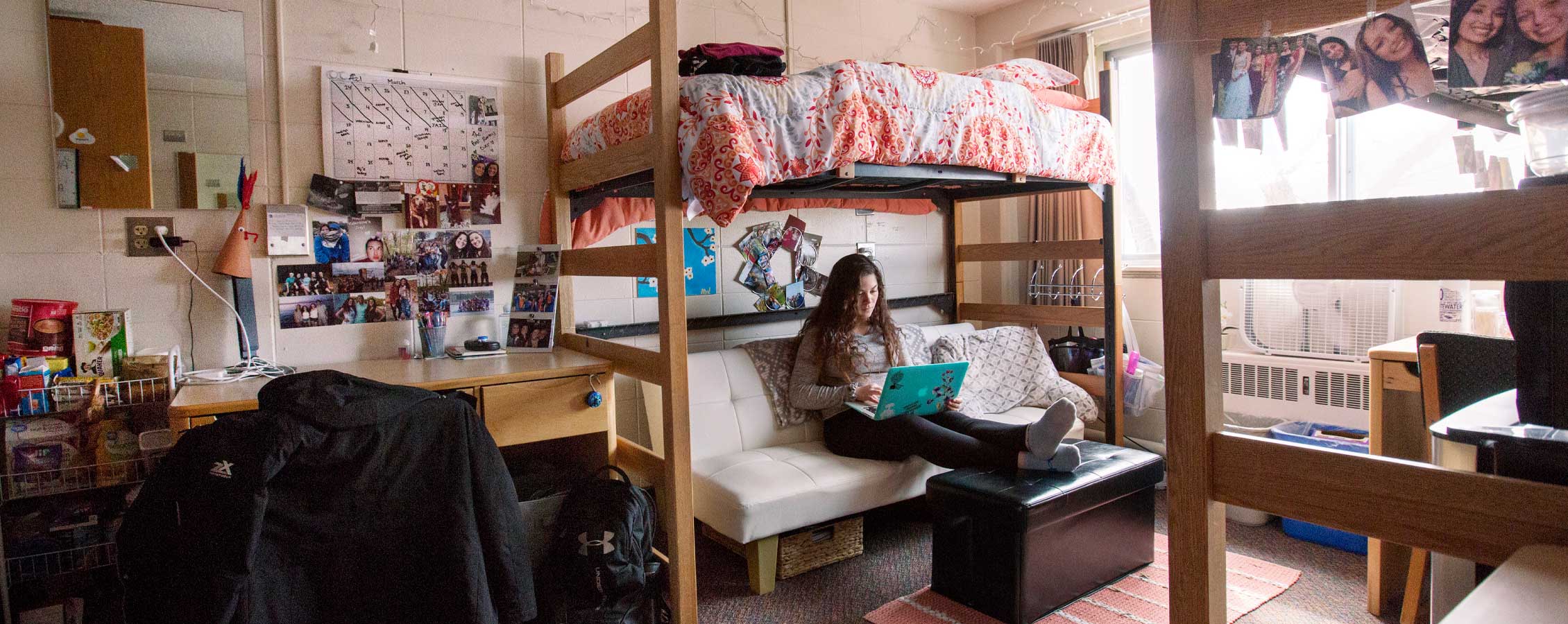 UW-Whitewater dorm room