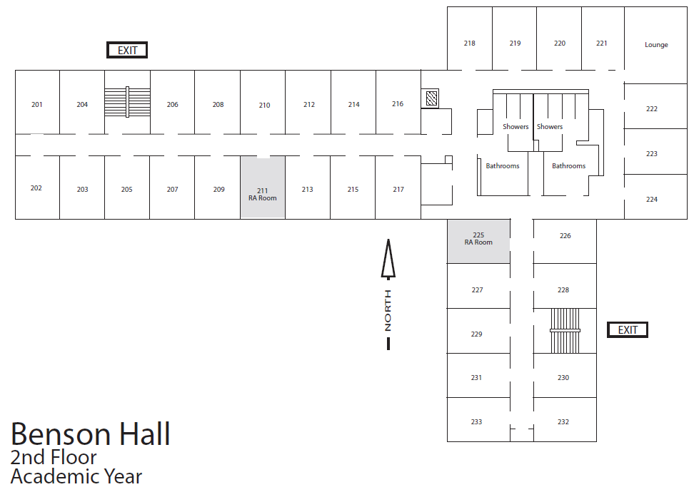 Benson Hall Floorplan