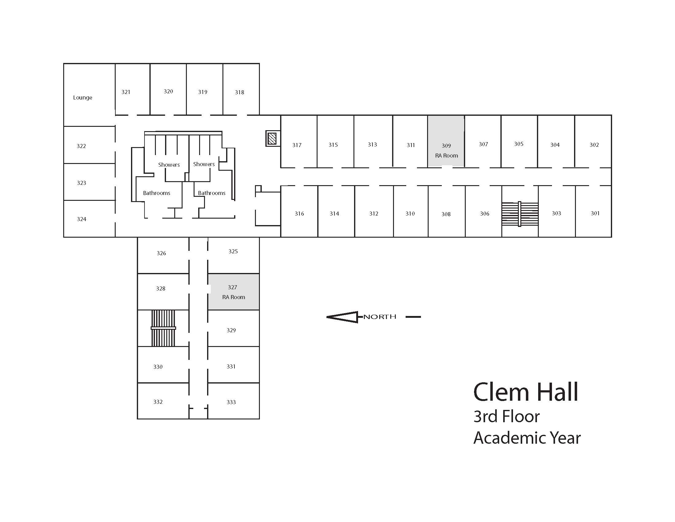 Clem Hall Floorplan