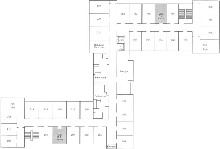 Knilans Hall Floorplan