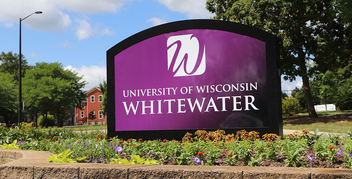 UW-Whitewater sign
