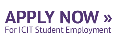 Apply now for ICIT Student Employment »