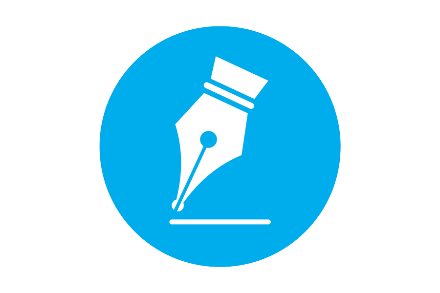 Icon of a pen tool.