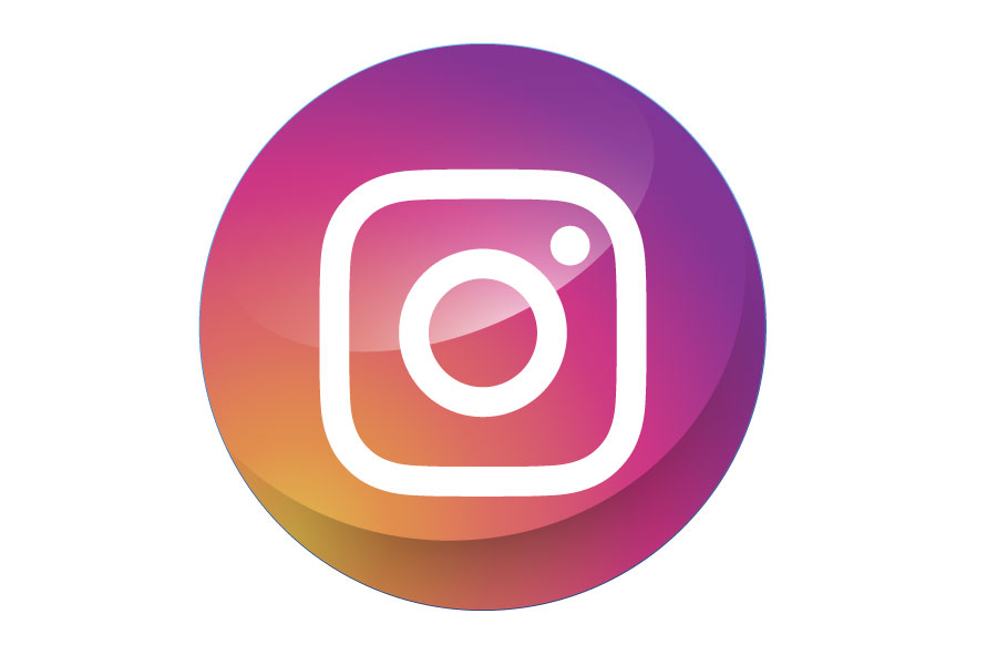 Instagram logo.