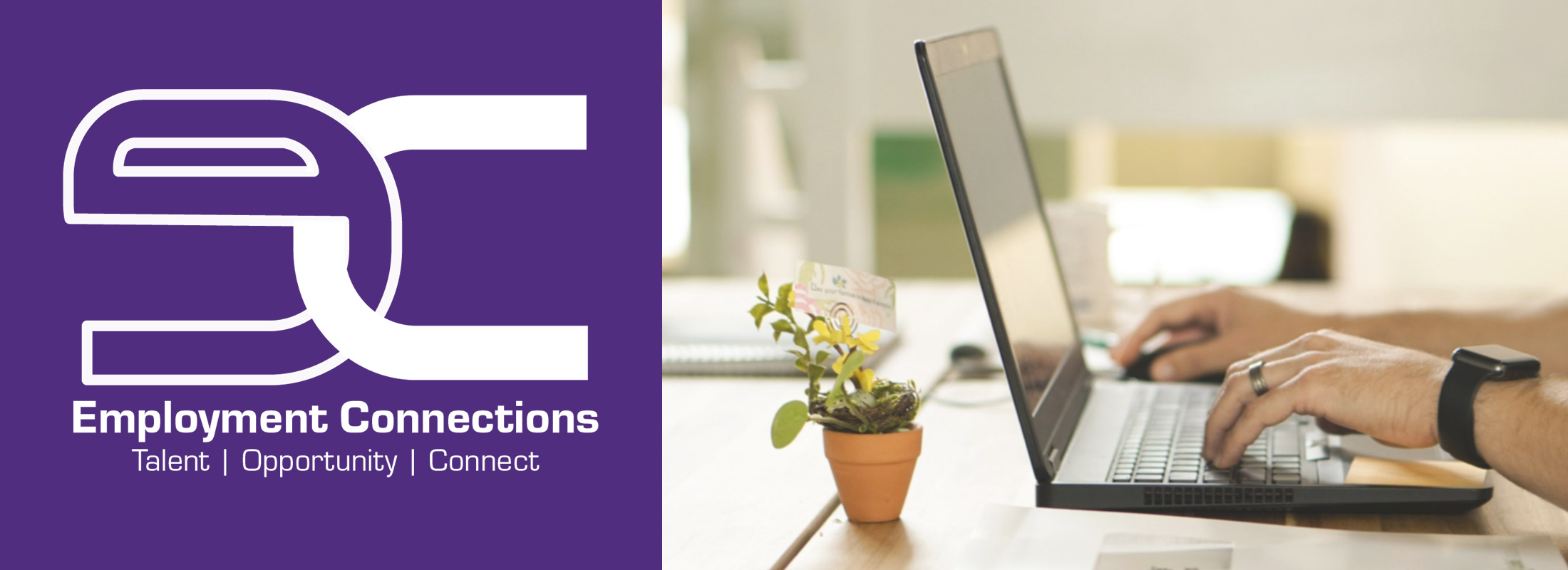 Employment Connections Header Image with Logo