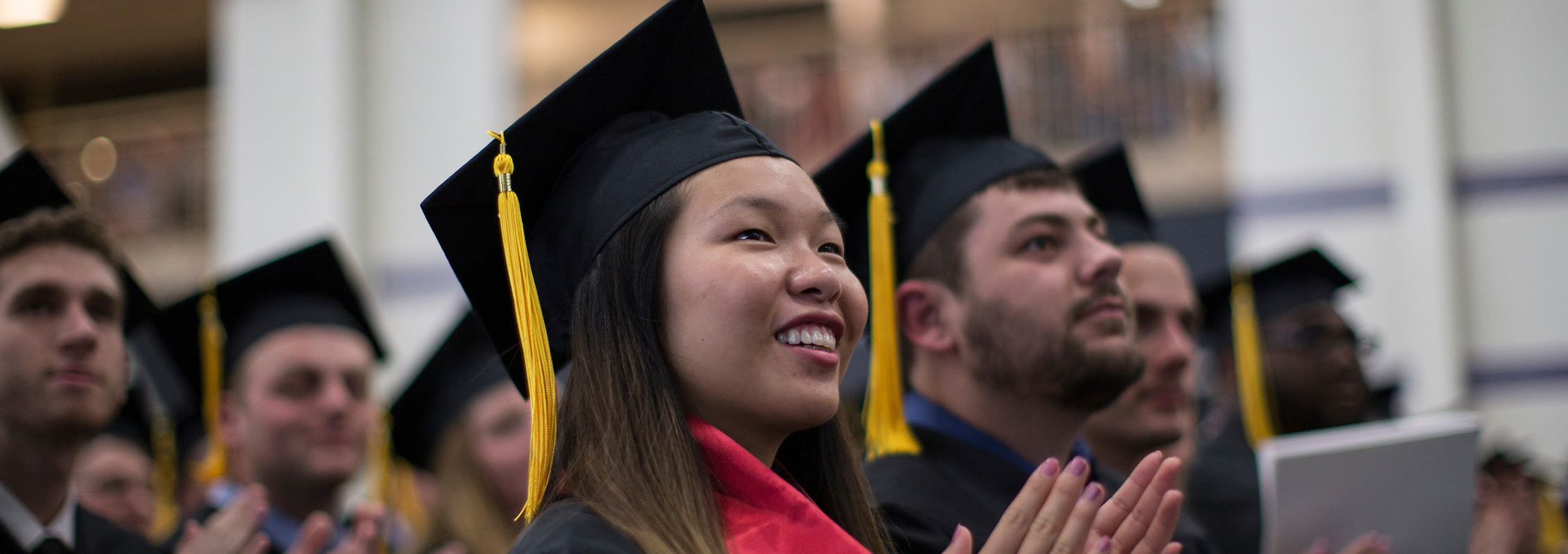 International student at UW-Whitewater graduation