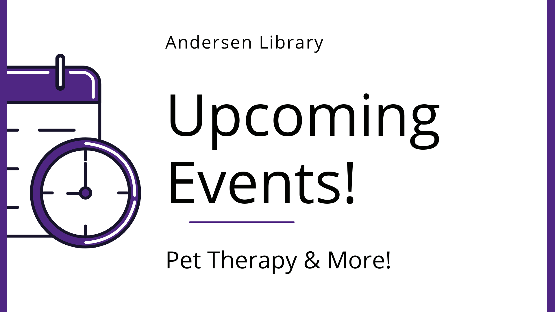Link to Events Calendar