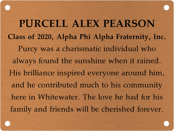 Copper plate, Purcell Alex Pearson