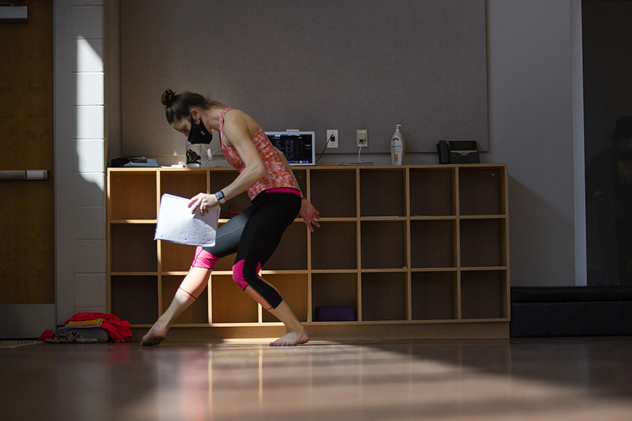 Piper Morgan Hayes in a dance position.