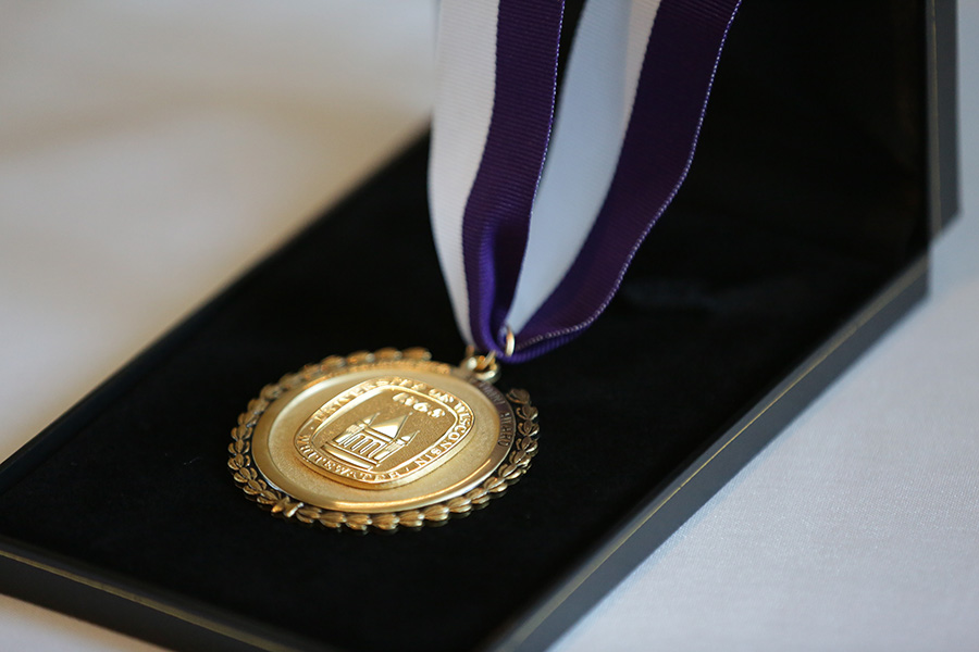 Gold medal award.