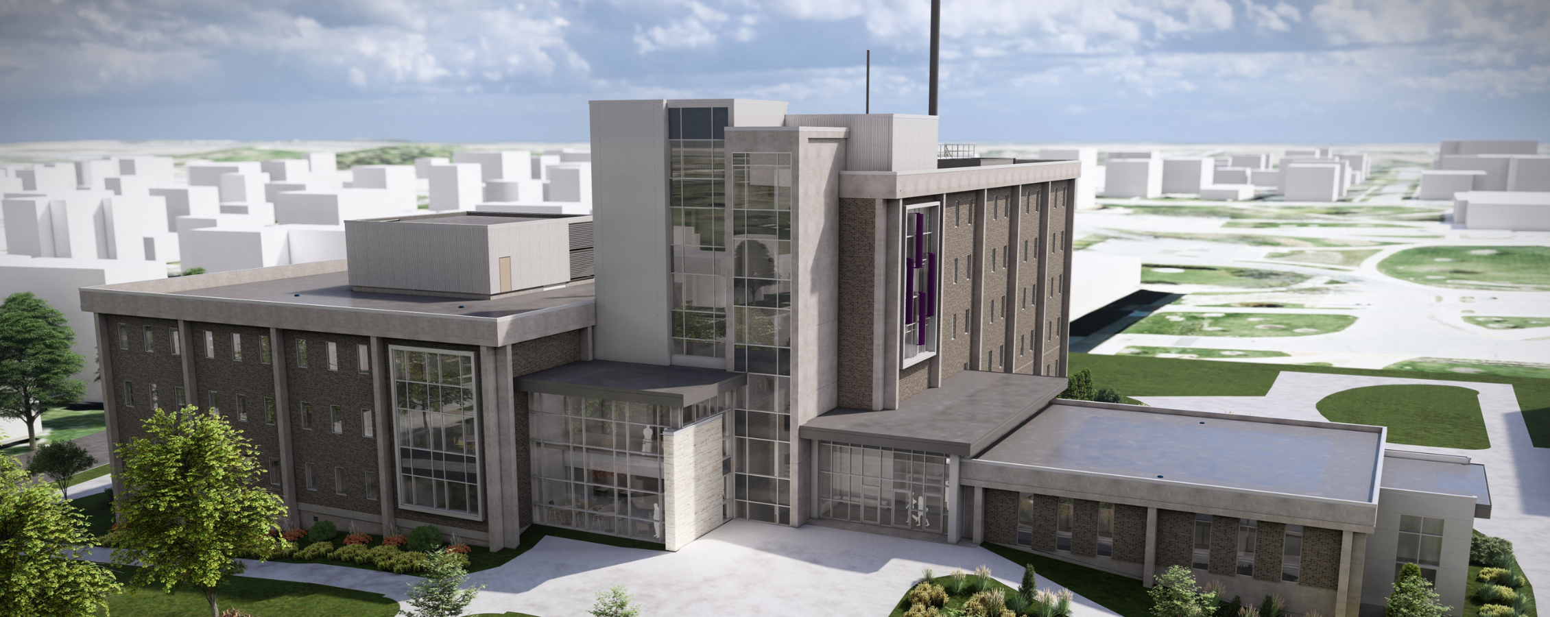 The exterior of the Winther renovation