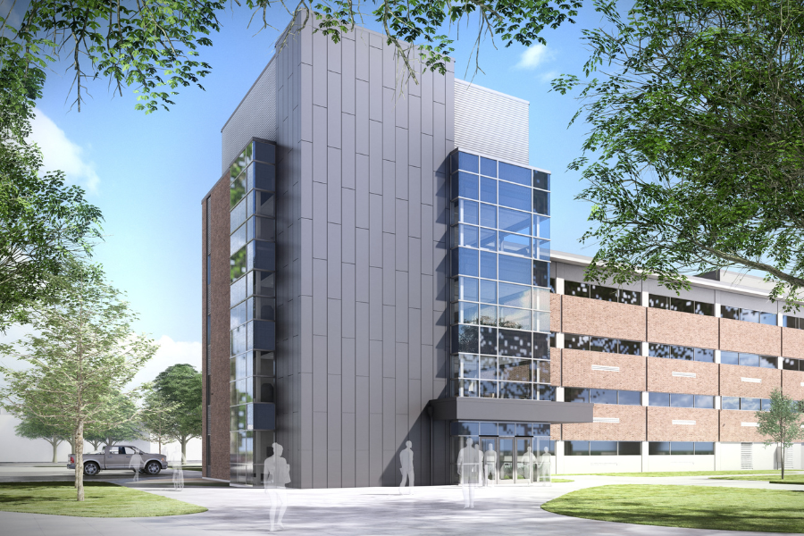 Photo of a study room that will be in Winther at UW-Whitewater.