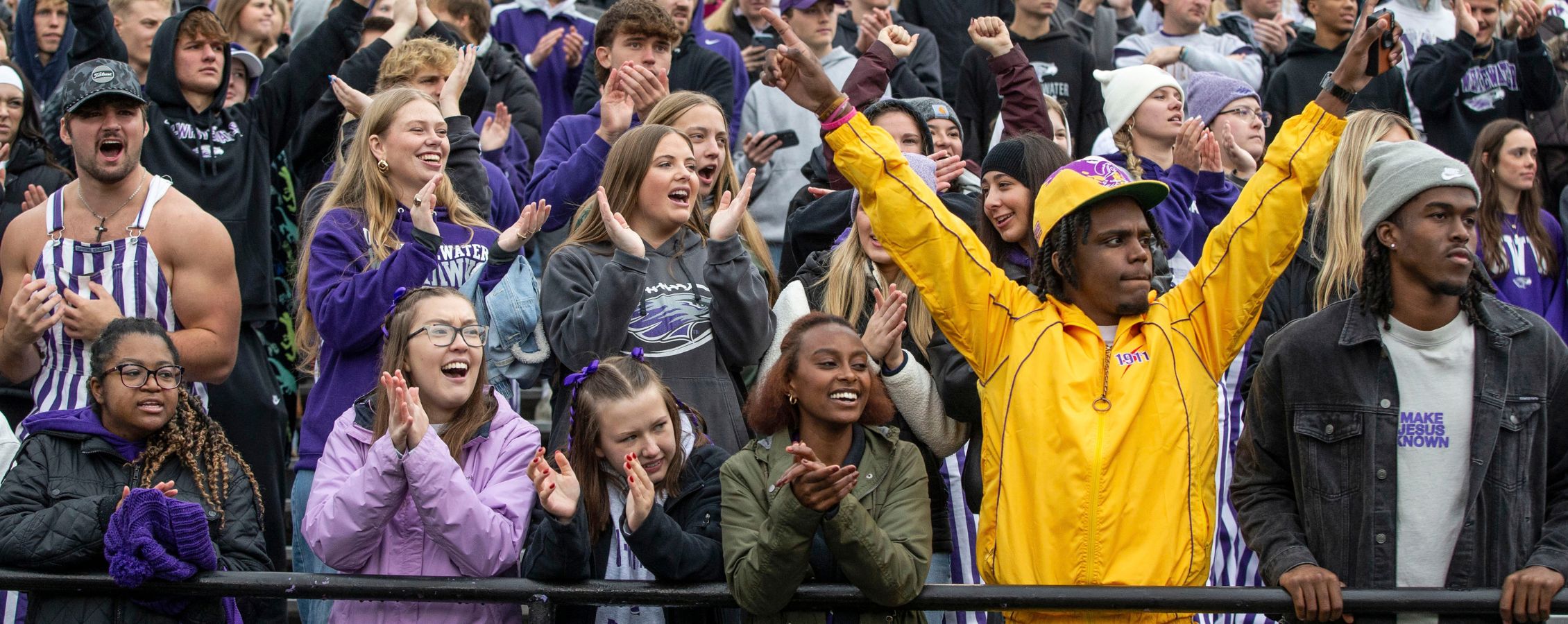 Photo of football crowd during a game