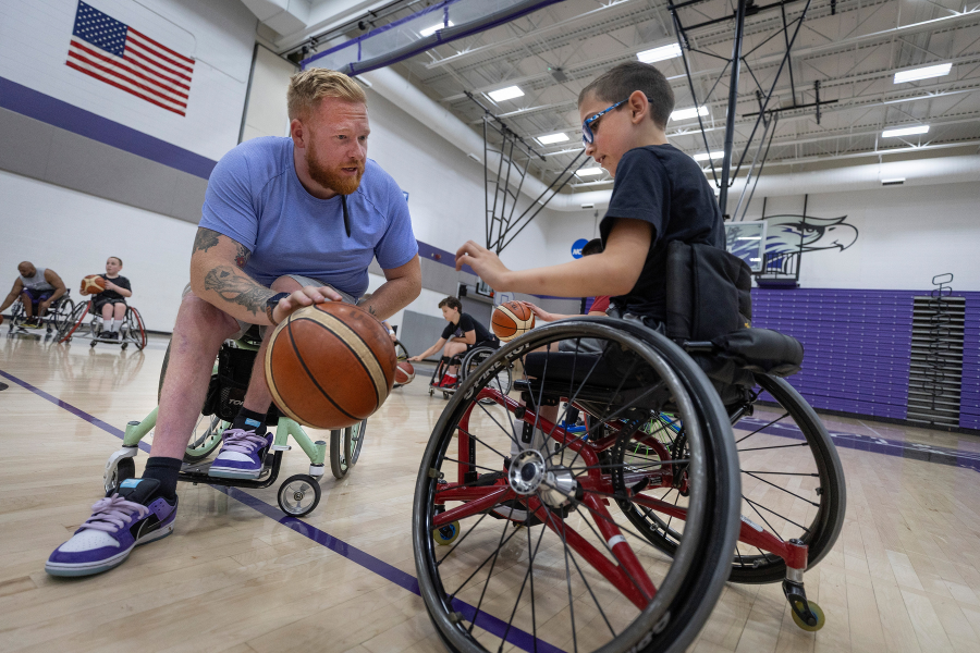 Campaign co-chairs present over at the Prucha Field.