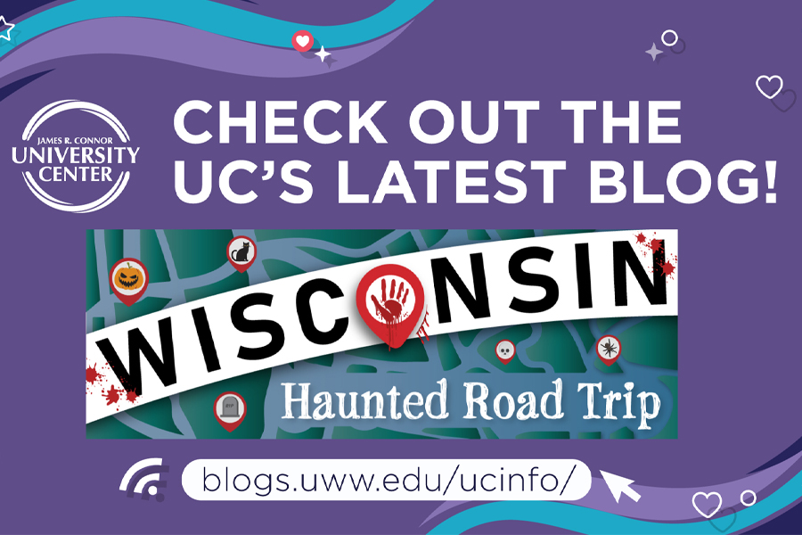 UC's haunted blog graphic.