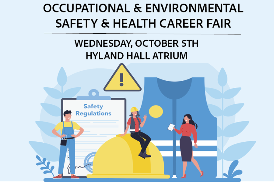 Safety career fair graphic.