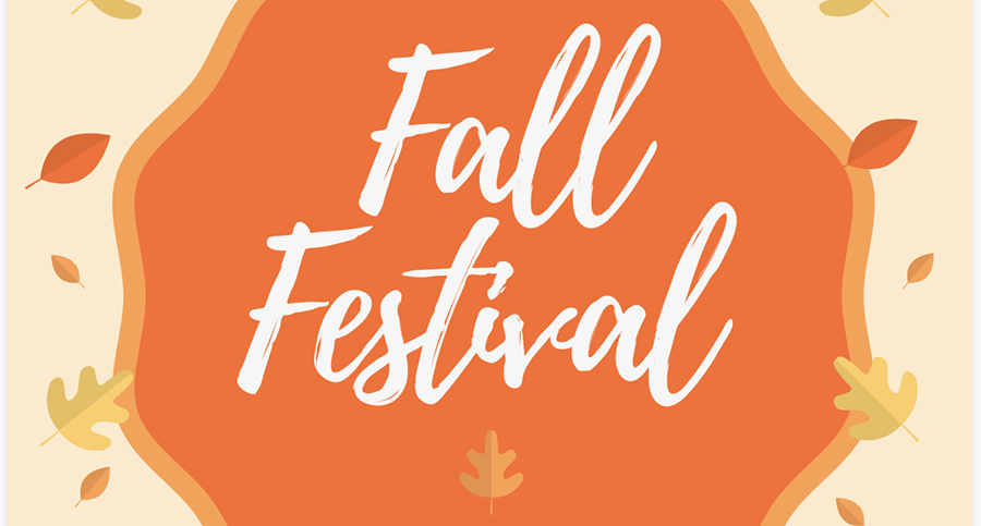 Fall festival graphic.