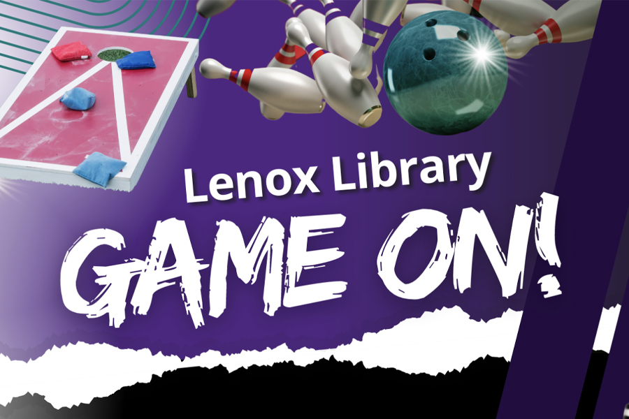 Lenox Library Game On graphic.