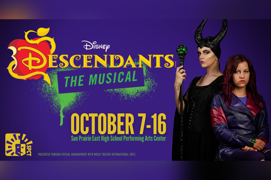 Descendancts musical graphic.