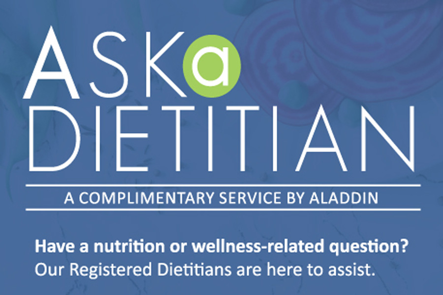 Ask a dietitian.