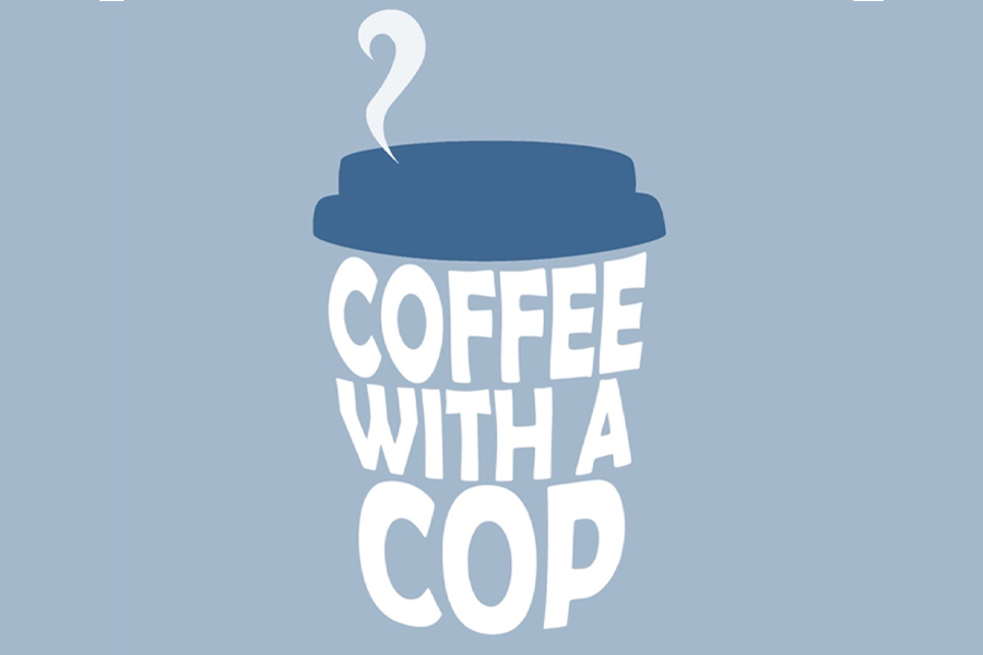 Coffee with a cop  graphic.