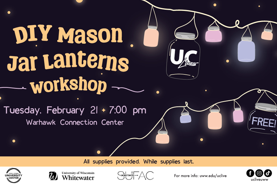 Mason Jar Lanterns Workshop graphic.