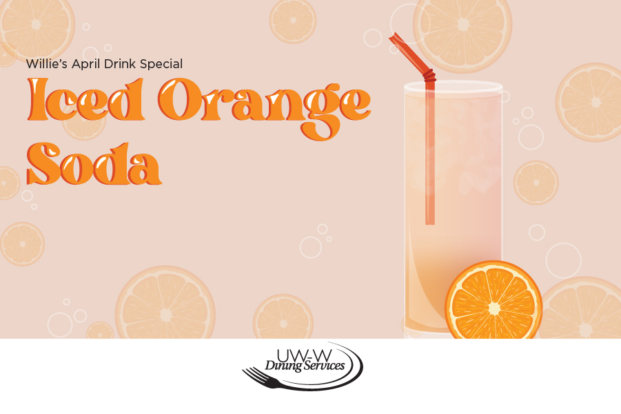 Iced orange sode drink.