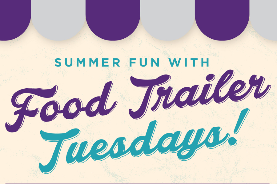 Food trailer graphic for July.