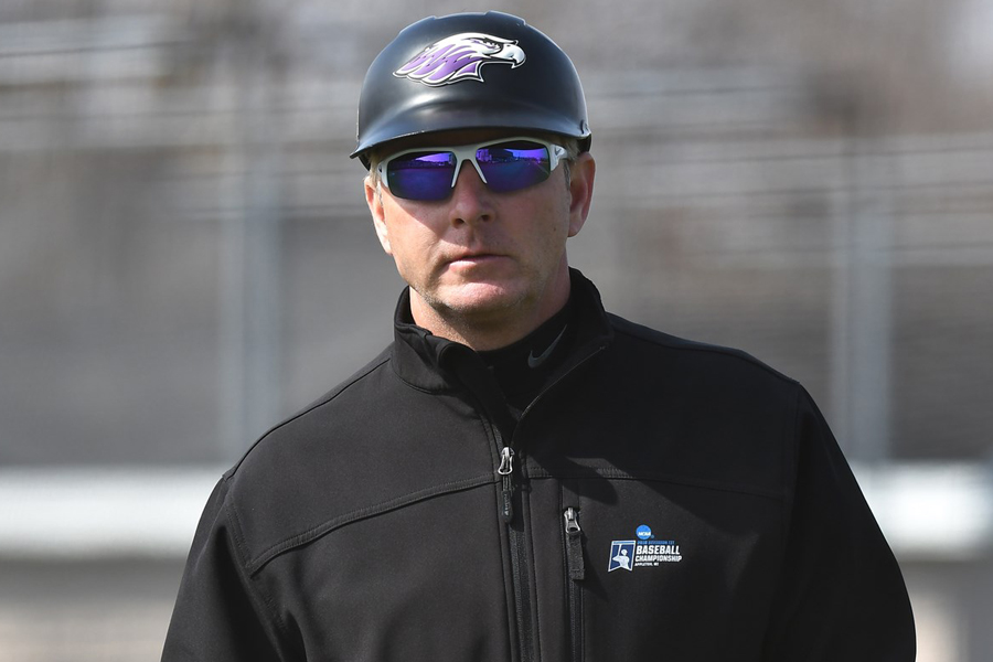 John Vodenlich wearing a Warhawk Cap