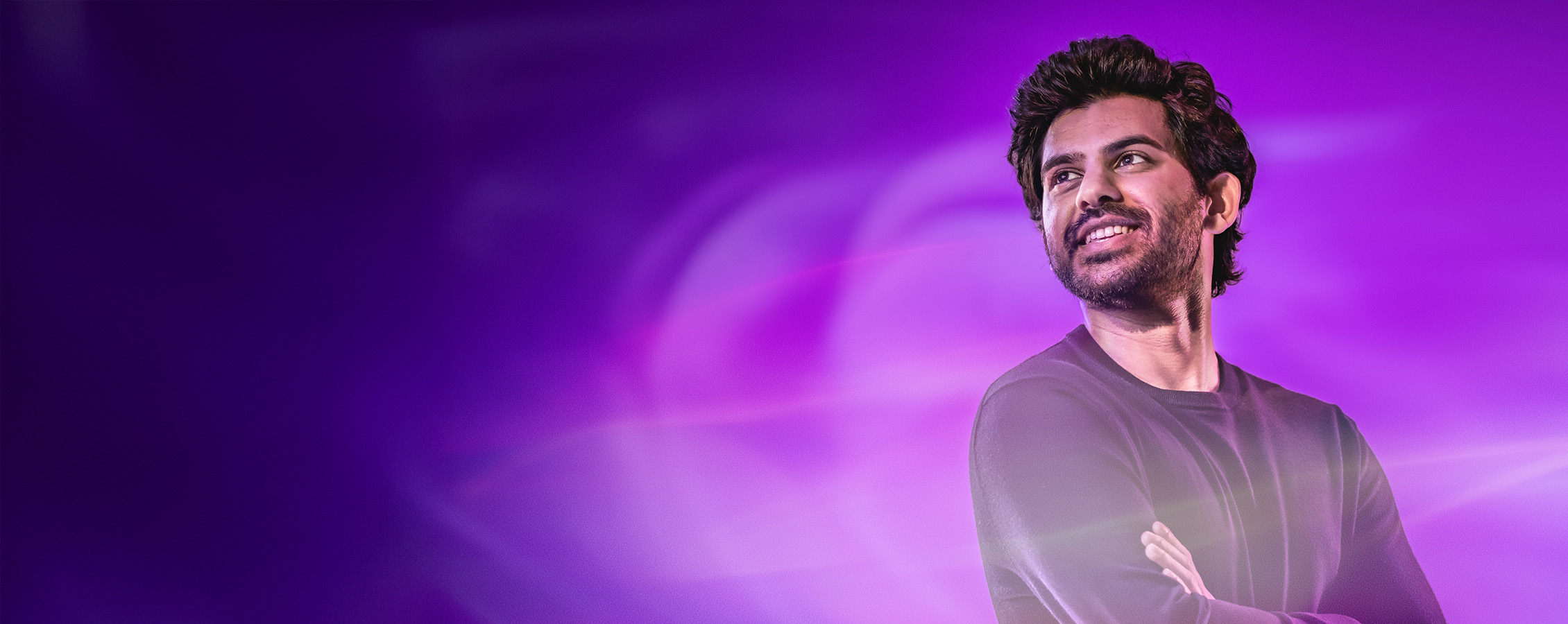 Male student , working on UW-Whitewater Online course