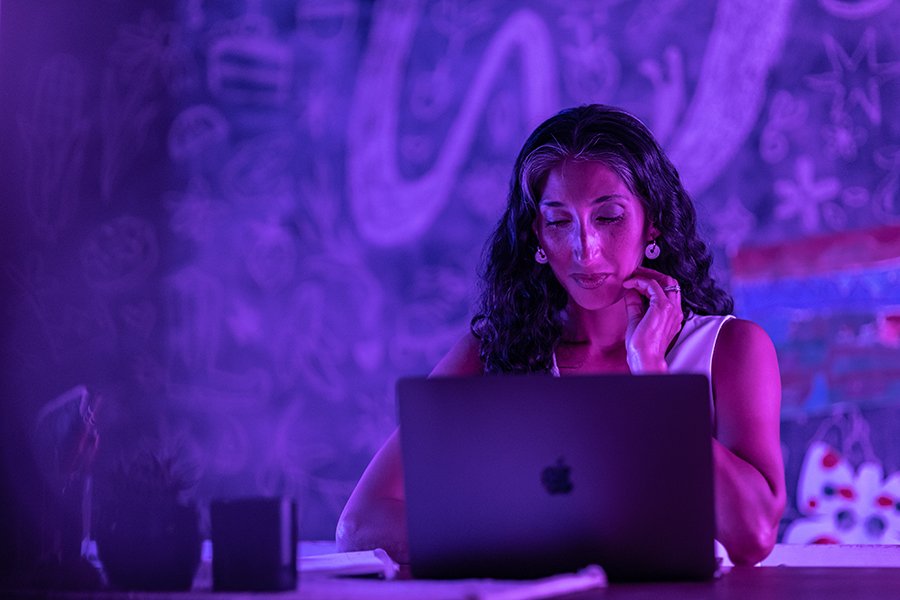 Woman poses for UW-Whitewater College of Business and Economics online