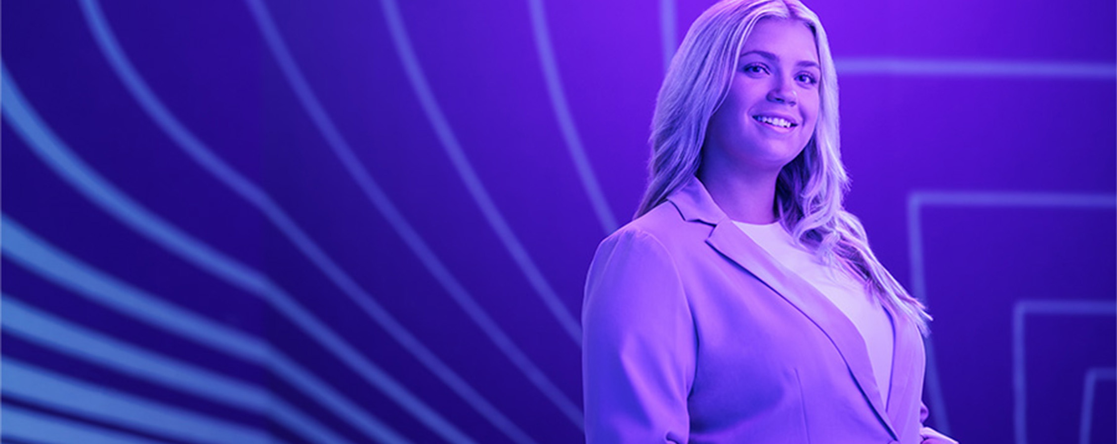 Young woman poses for UW-Whitewater College of Business and Economics online 