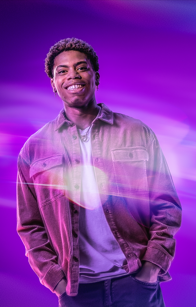 Young man poses for UW-Whitewater College of Business and Economics online 