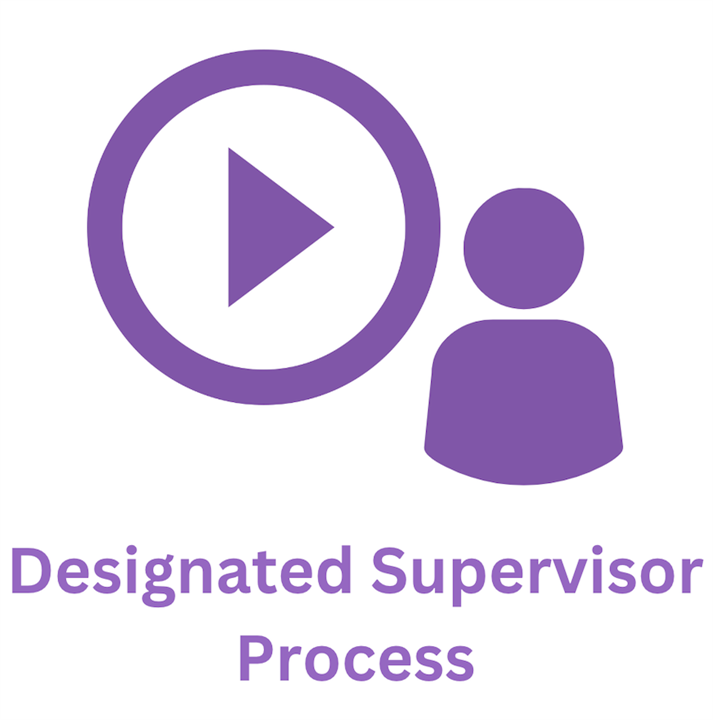 Designated Supervisor Recommendation Process